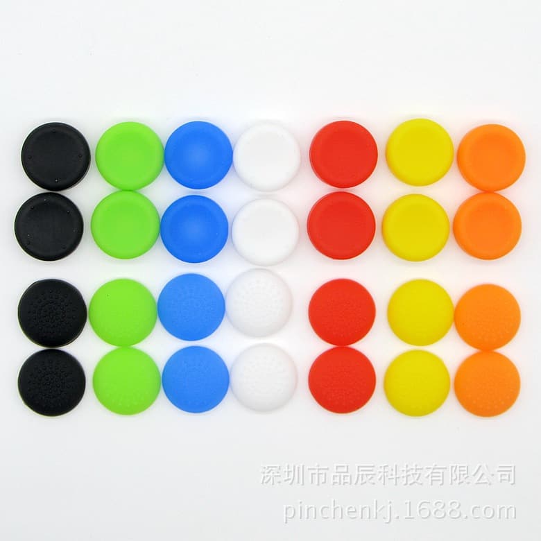 New XBX360/XBXONE PS3/PS4 Four-Point Joystick Cap, Full-Point Silicone Joystick Cover