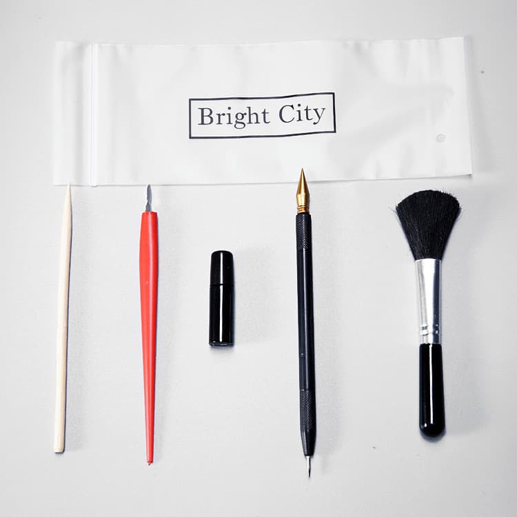 Creative Scratch Off Painting Tool Plated Pen Repair Tool Office Paper Crafts Supplies