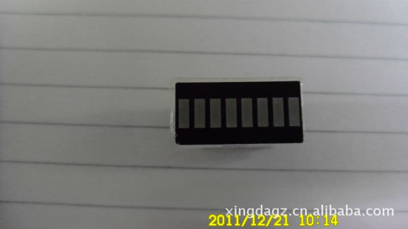 LED light strips, LED light blocks, 10-segment light strips, 10-segment red light blocks
