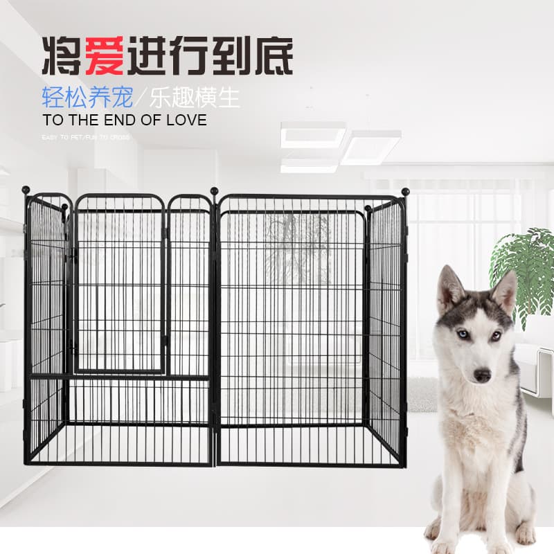 Factory wholesale spring/summer pet fence, dog fence for Poodle, Samoyed, Golden Retriever, dog cage kennel