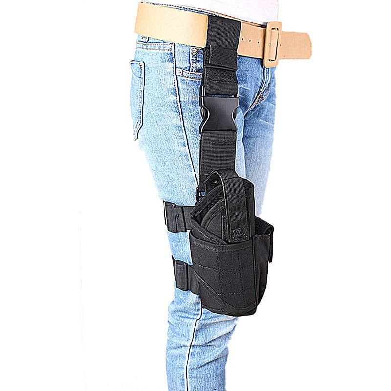 Outdoor Tactical Leg Sleeve, Multi-functional Tornado Leg Strap Waist Holster, CS Outdoor Equipment Universal Tool Pouch, Ample Supply