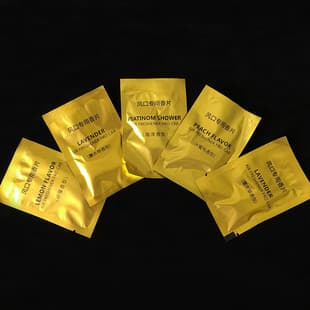 Car Vent Fragrance Sheet Neck Fan Scented Wax Car Perfume Refill Liquid Replacement Scent Cotton Core