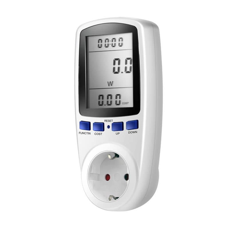 Factory Direct German/European Standard Power Meter Socket, Billing Socket, Electricity Monitor Smart Billing Device