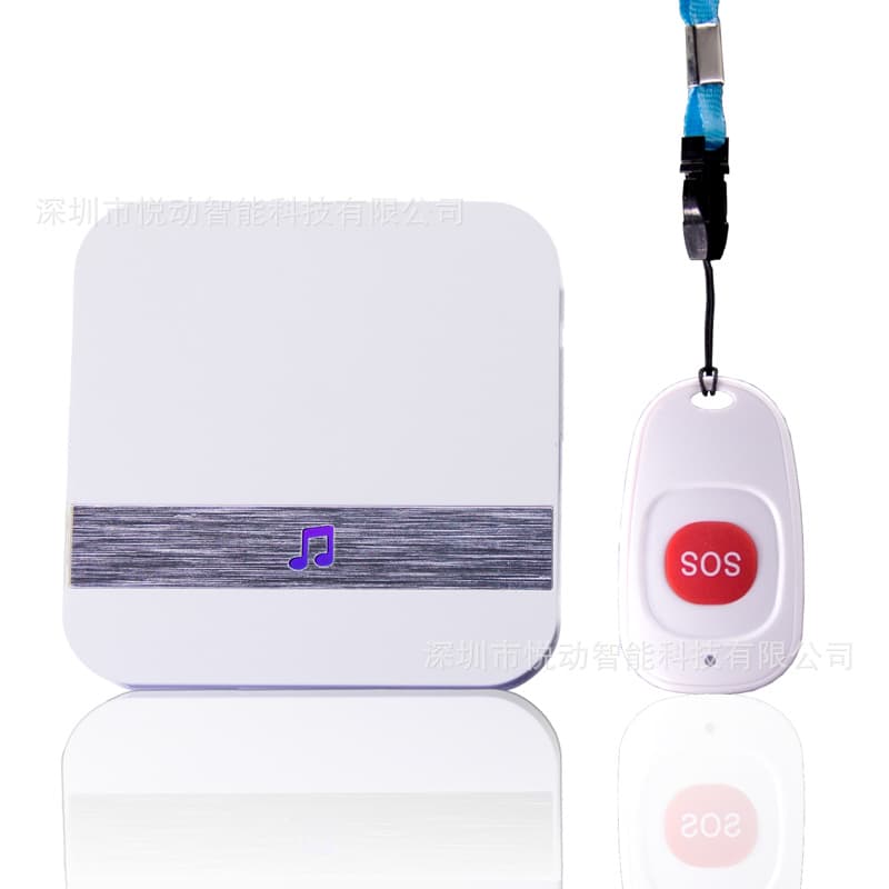 Wireless Help, Elderly Caller, Personal Alarm, Emergency Alert, Long-Range Remote Doorbell