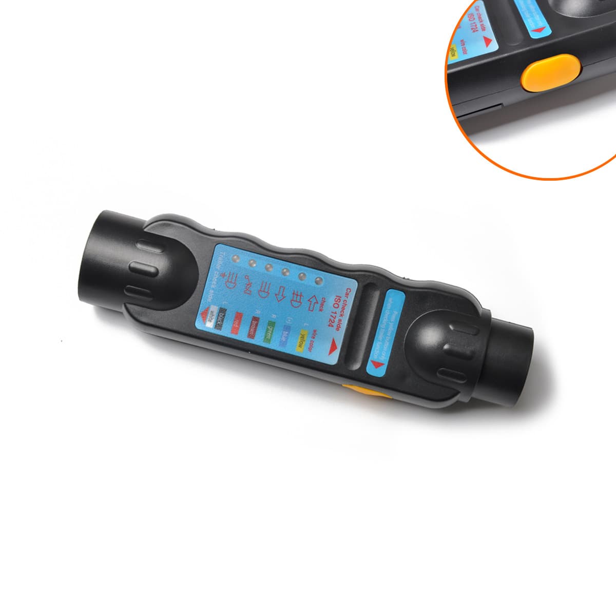 Cross-border RV Trailer 12V Resistance Tester 7-pin Plug Socket Connector Tester RV Parts Wholesale