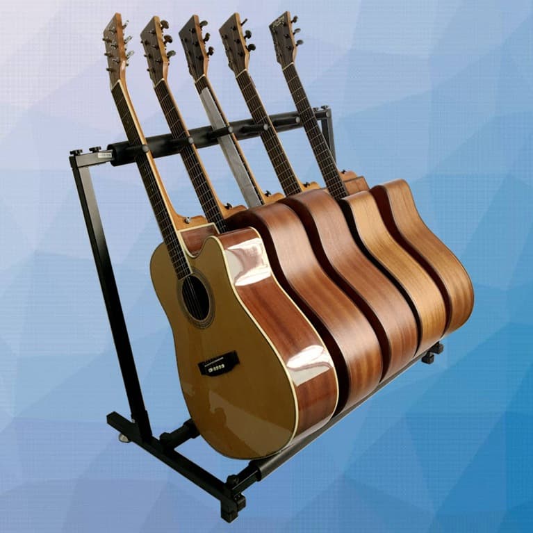 Multi-head Guitar Stand 5-head Five-guitar Rack Multi-position Bass Display Rack Musical Instrument Accessories