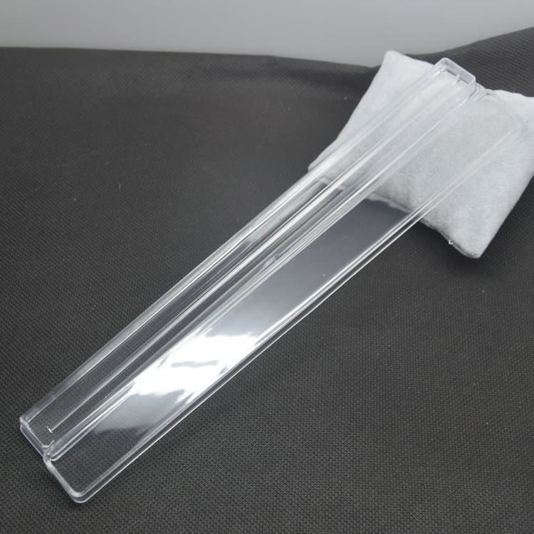 Korean version of the new pure silver chopsticks packaging box storage box acrylic with lid transparent plastic packaging box wholesale with lid