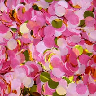 Amazon Confetti Paper Filler Shreds and Glitter 2.5cm Colorful Round Paper Confetti for Wedding Tossing