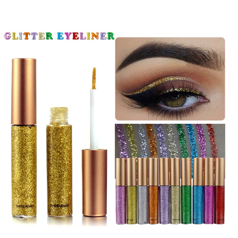 Cross-border eye shadow HANDAIYAN stage nightclub makeup performance makeup colorful sparkling sequin eye shadow