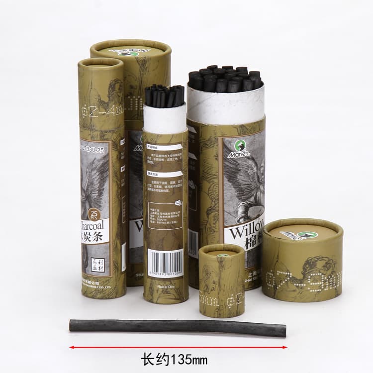 Marie's 7-9mm Willow Charcoal Sticks Charcoal Branch Marie's Charcoal Pencil C7333 Sketch Drawing Charcoal Pencil Willow Charcoal