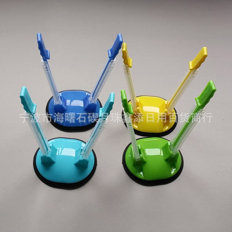 Plastic bag support frame for bagging, kitchen hanging rack for fruit bags, creative tabletop hanging bags, food storage bags.
