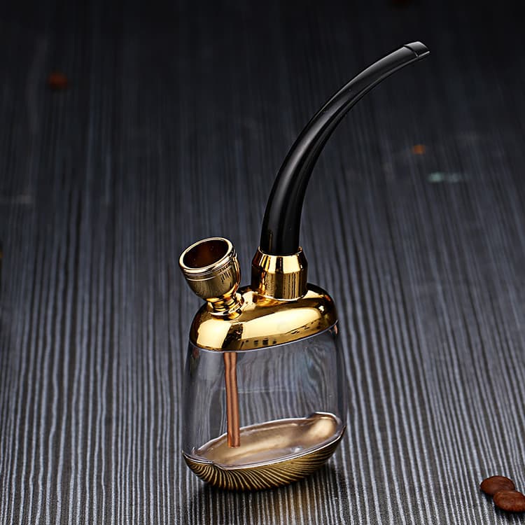 ABS Metal Hookah Pipe Zinc Alloy Portable Filter Mouthpiece Smoking Pipe, Dropshipping Available for Amazon