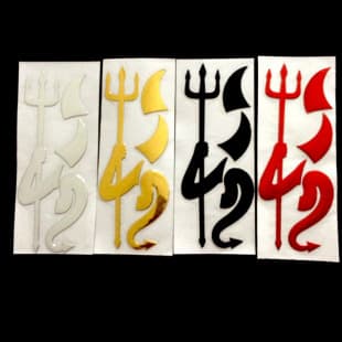 3D Car Sticker Little Devil Auto Decal Personality Cute Angel Car Sticker Factory Direct