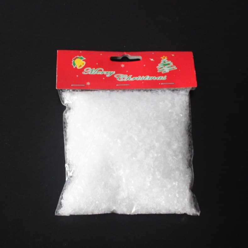 Christmas Decoration Artificial Snow Powder Non-Melting No-Water Scenic Setup Christmas Decorations Fake Snow for Festive Atmosphere