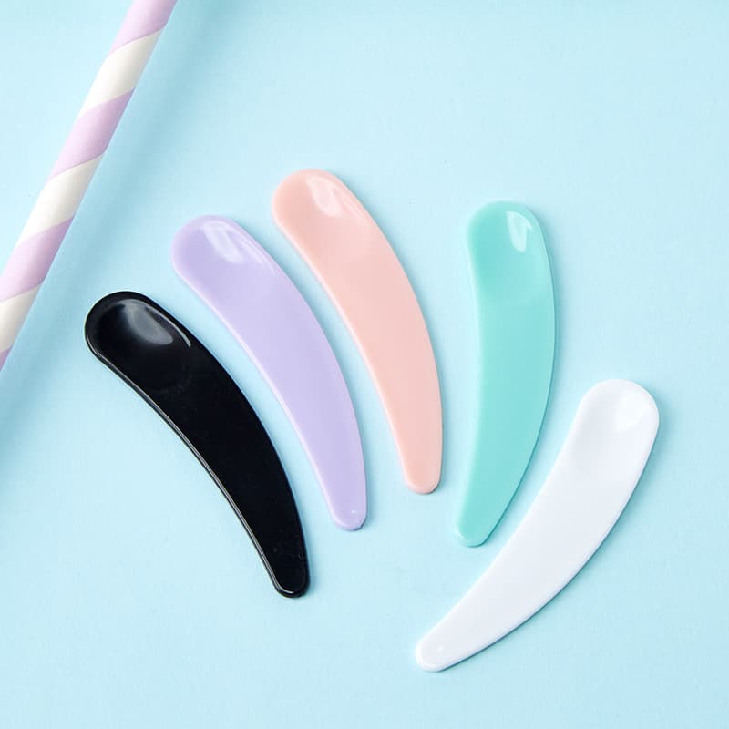 Crescent Spoon, Small Scoop, Face Mask Stick Spoon, Cream Spoon, Cosmetic Packaging Filling Tools