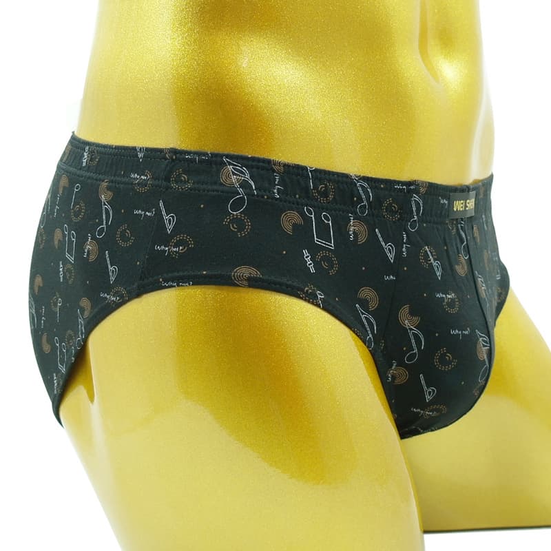 Factory Direct Men's Cotton Briefs Printed Triangle Underwear