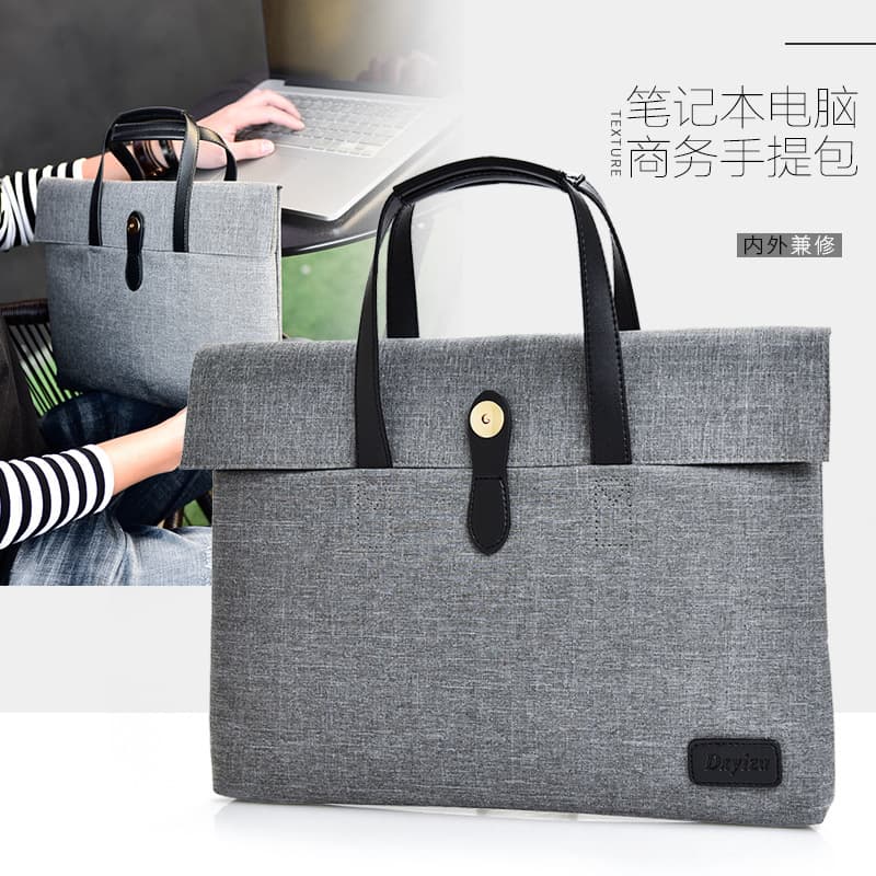 Wholesale Korean version solid color simple business computer bag macbook liner bag apple laptop handbag