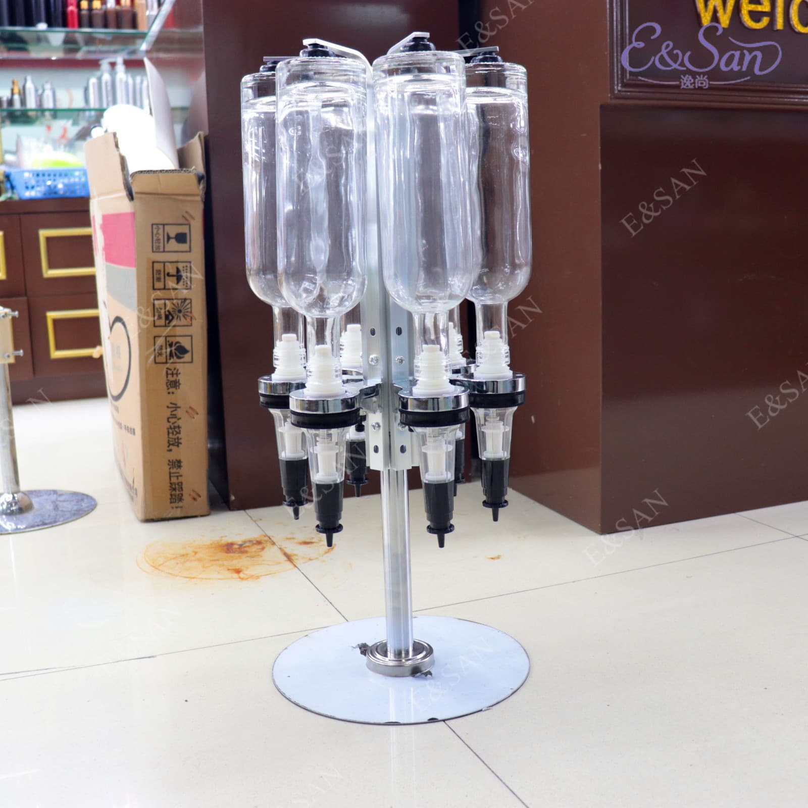 330ML Perfume Bar Display Bottle, Perfume Display Counter, Perfume Bar Machine Display