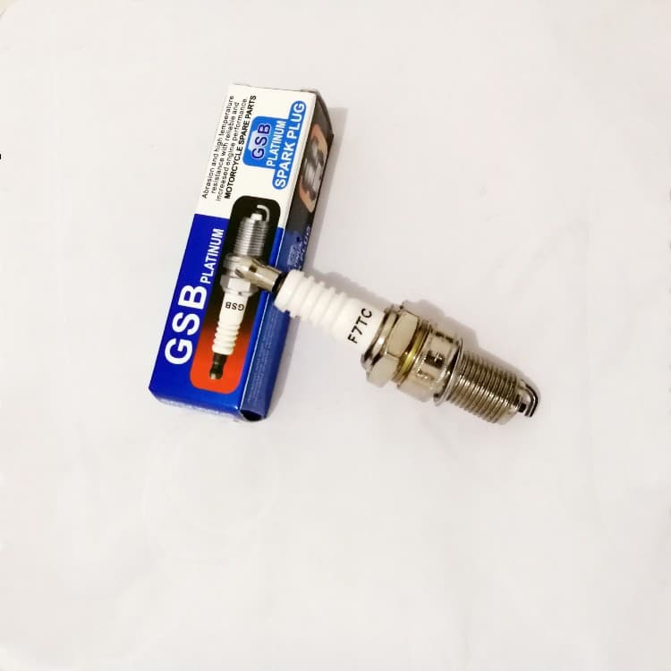 168 Generator Spark Plug F7TC, Haojue 100 Motorcycle Gasoline Pounder, Cement Grinder BP5ES Spark Plug
