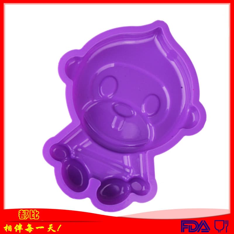 Dubi Cartoon Monkey Kids Tarzan Silicone Cake Mold Kitchen Baking Tool Monkey
