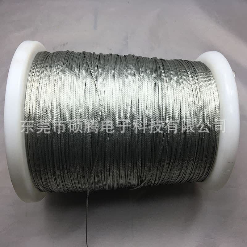 Tinned Copper Braided Wire 4mm Metal Braided Belt Signal Cable Shielding Mesh Flat Braided Conductive Strip