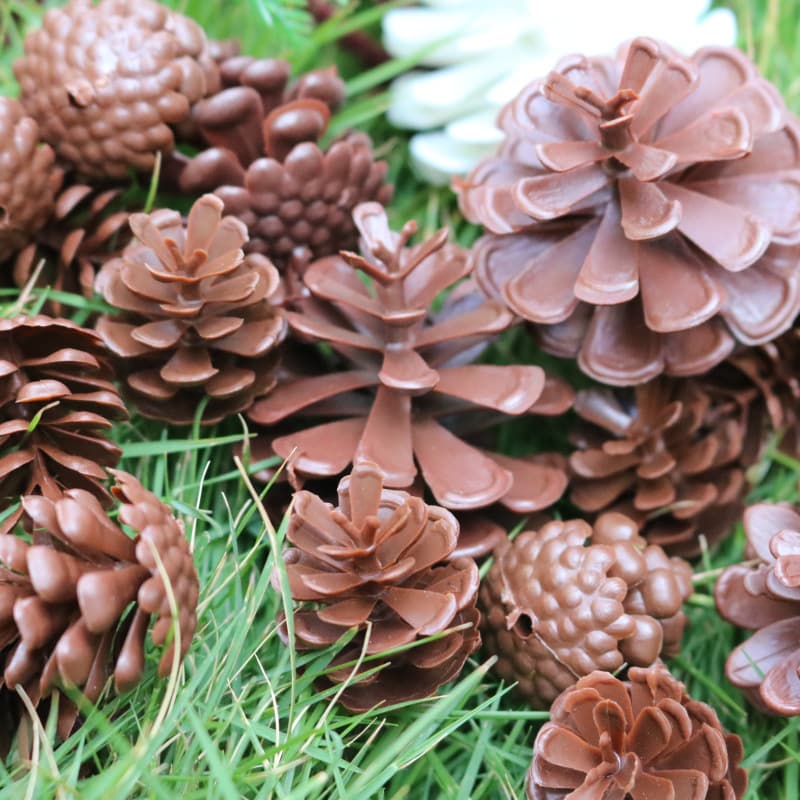 Cross-border Plastic Artificial Pinecone Christmas Craft Supplies DIY Accessories Photography Props Christmas Decoration Ornament