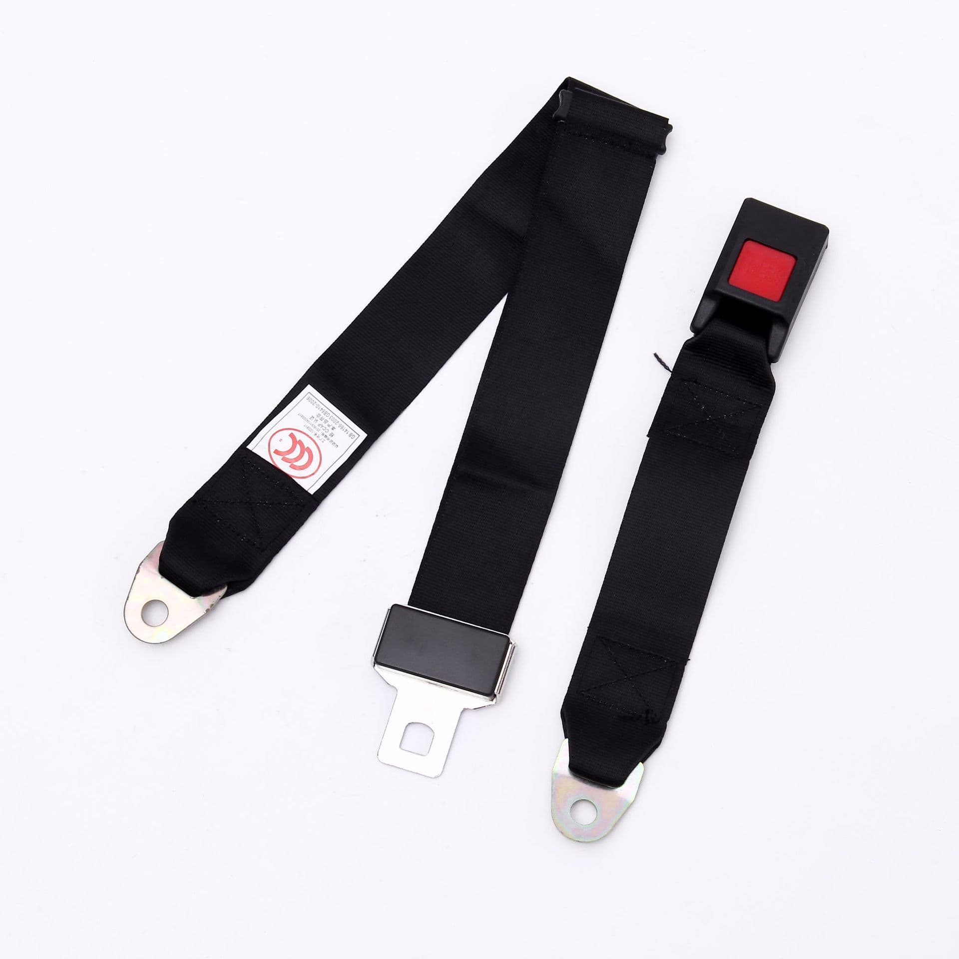 Two-point seat belts for school buses and coaches, including lap belts and safety ropes.