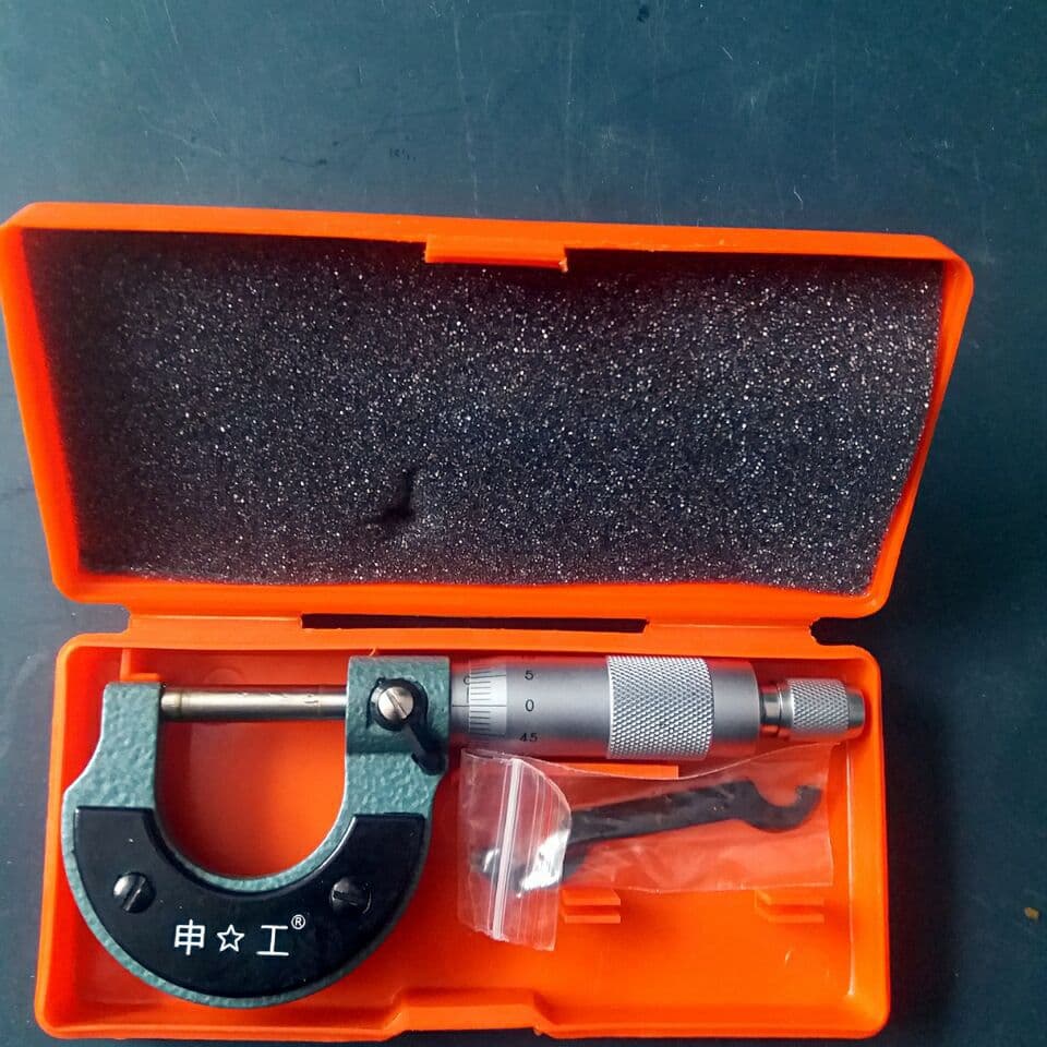 Wholesale Shanghai Shengong Mechanical Micrometer Caliper 0-25 with Screw Micrometer Instrument Outside Micrometer