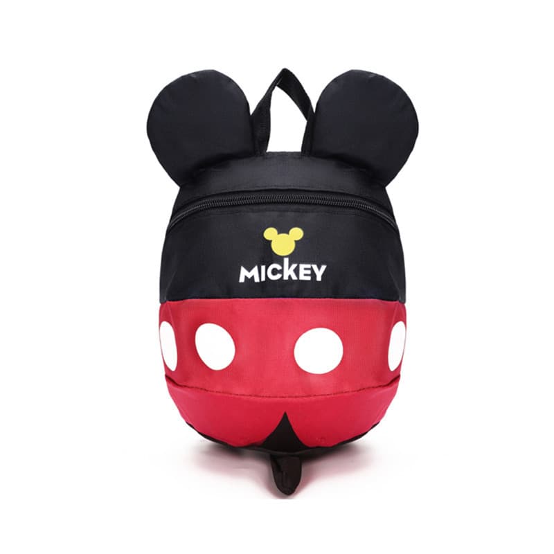 Cartoon Mickey Baby Children's Anti-lost Backpack Personalized Kindergarten Mickey Mouse Backpack Bag Minnie Small School Bag