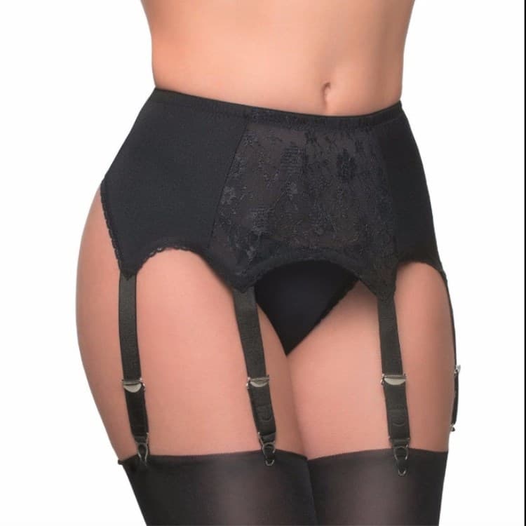 Hot selling eBay item: New European and American style court-inspired lace garter belt for plus sizes, sexy and alluring with 6-claw design.