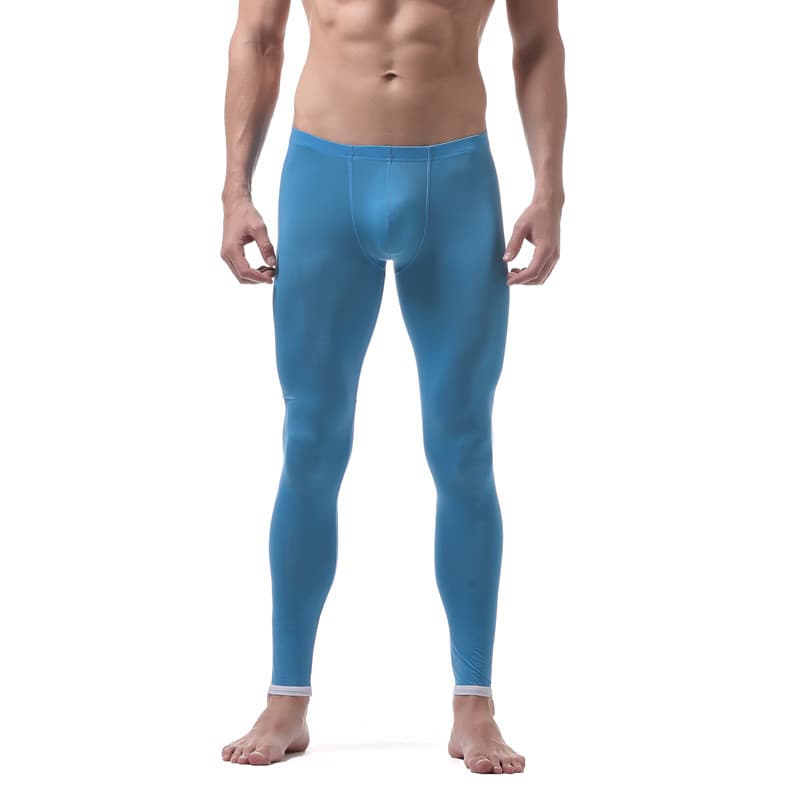 New Fanshangke VANSKOOS Ice Silk Autumn Pants Women's Leggings Autumn Pants Classic Men's Ice Silk Autumn Pants Home Pants