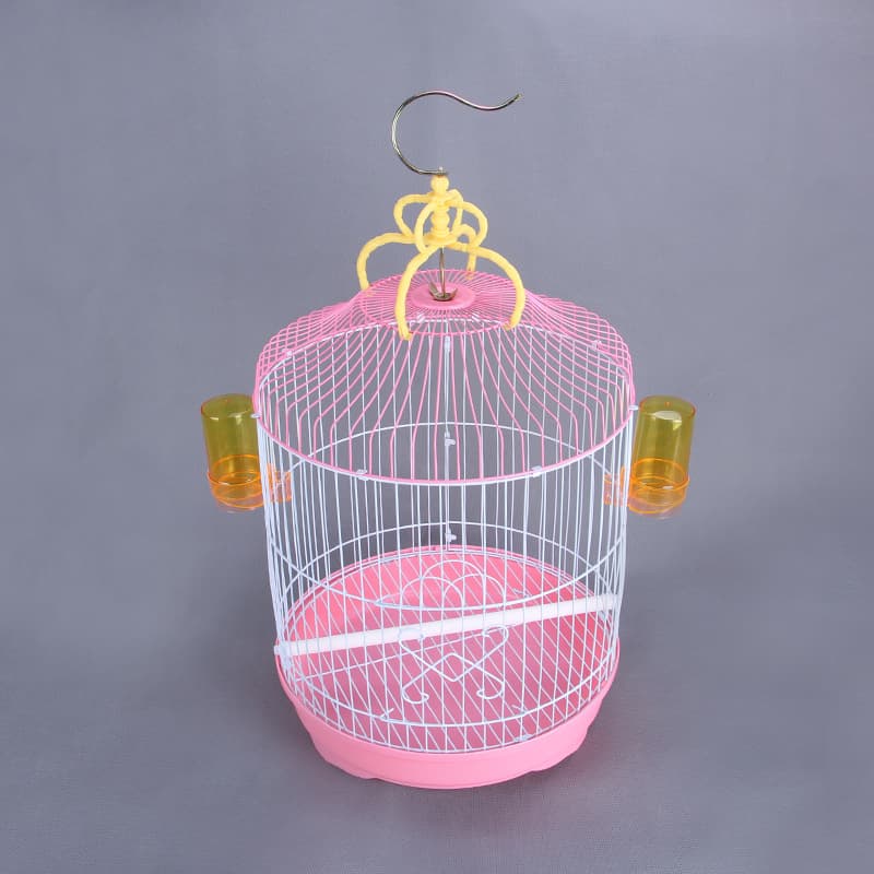 Dayang Pet Cage Decorative Bird Cage Portable Wire Bird Cage Bird Nest for Budgie Myna Parrot