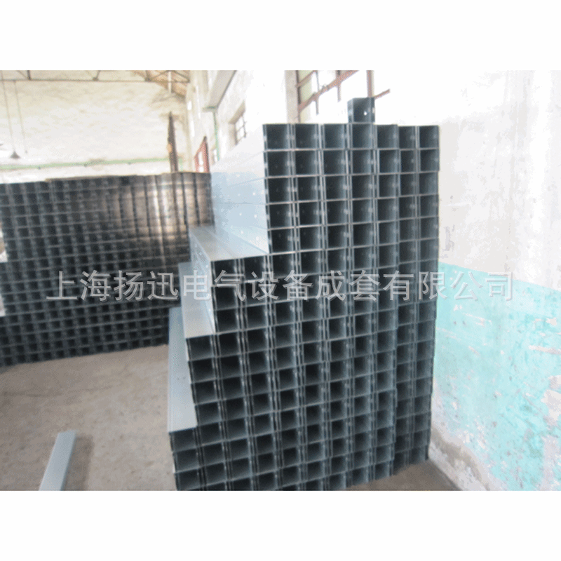 Cable Tray Galvanized Trough Fireproof Cable Tray Ladder Type Large Span Electrical Equipment Tray