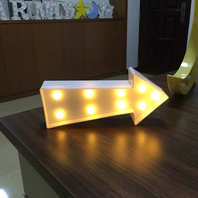 Ins Style Unicorn LED Bulb Colorful Night Light LED Desk Lamp Letter Lamp Creative Korean Style