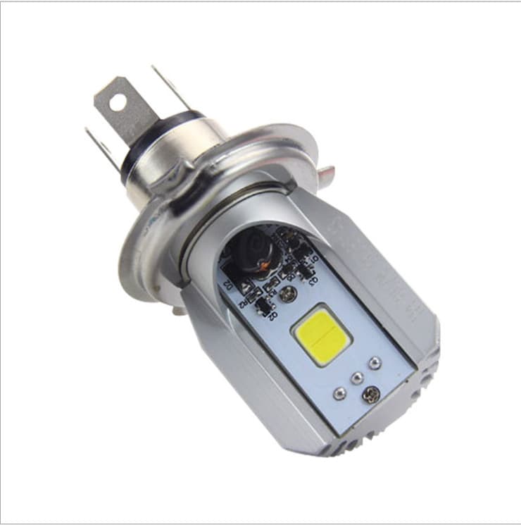 Motorcycle LED Headlight Dual-Claw 6W COB Motorcycle Headlight BA20D Electric Vehicle Light