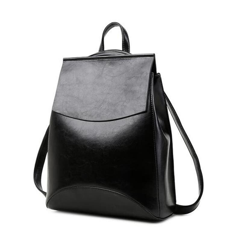 2025 New Backpack Women Genuine Leather Korean Style School Style Multi-functional Casual Women's Cowhide Backpack Factory Direct