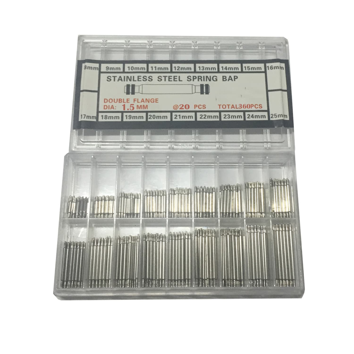 Watch spring bars, spring bar tool kit, watch strap tools