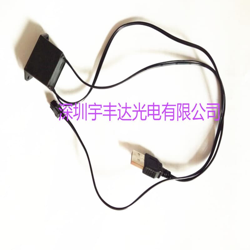 New EL Cold Light Driver with USB Port Potting Glow Wire Driver for Car Atmosphere Lights Electronics