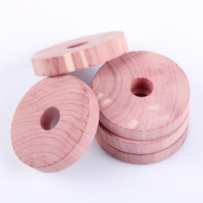 Cedar Wood Rings Wood Chips Blocks Wardrobe Fragrant Wood Moth Repellent Factory Direct Custom Packaging