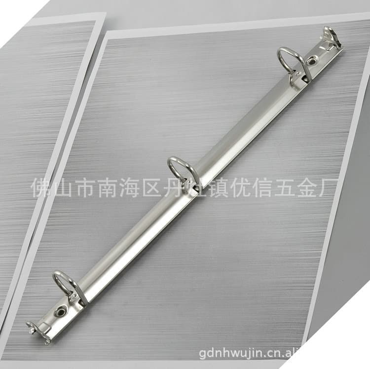 Manufacturer & Supplier Three-Ring Binder Clip TD280-3-20/20 3-Hole Metal Clip Hardware Accessory Loose-Leaf Binder