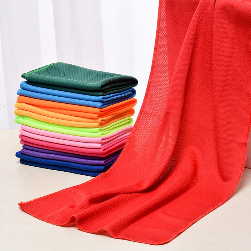 Cross-border wholesale sports towels, ultra-fine fiber double-sided fleece quick-dry absorbent yoga fitness mats
