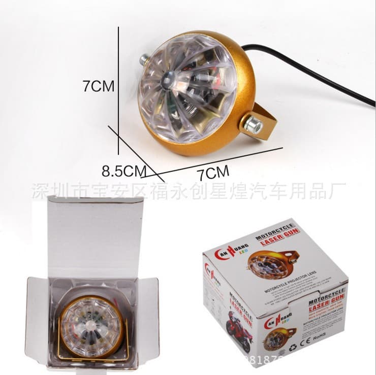 Wholesale Motorcycle Electric Car Universal Chassis Spotlight LED Flash Color Light Decoration Super Bright Modified Tail Light