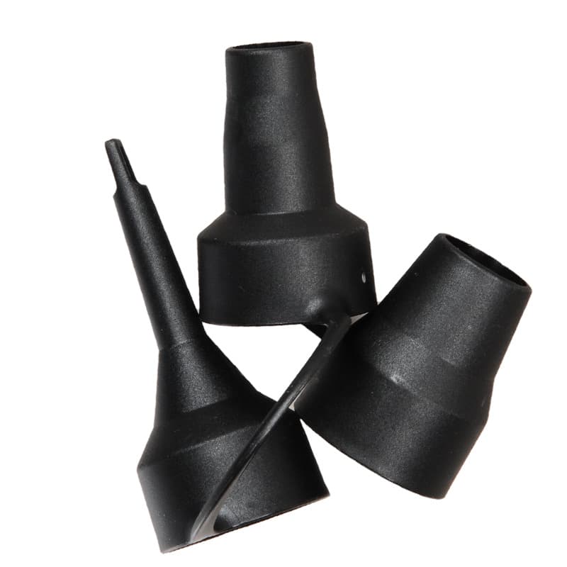 Factory direct supply of electric air pumps and inflators for both electric vehicles and home use; three-piece inflator nozzles in large, medium, and small sizes.