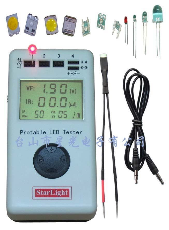 Handheld Precision LED Electrical Parameter Tester PLT505K Portable SMD LED Test Box