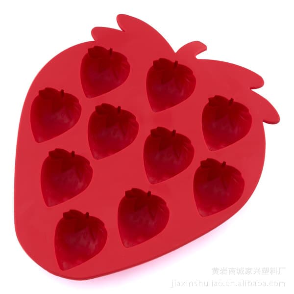 Creative Fashion Ice Cube Mold Strawberry Pineapple Grape Soft Ice Tray Multi-Functional Ice Cube Mold Household