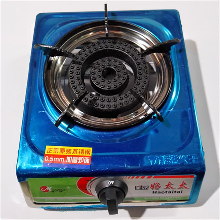 With Flame Failure Protection Household Stainless Steel Tabletop LPG Gas High Flame Stove, Natural Gas Stove Gas Honeycomb Single Burner