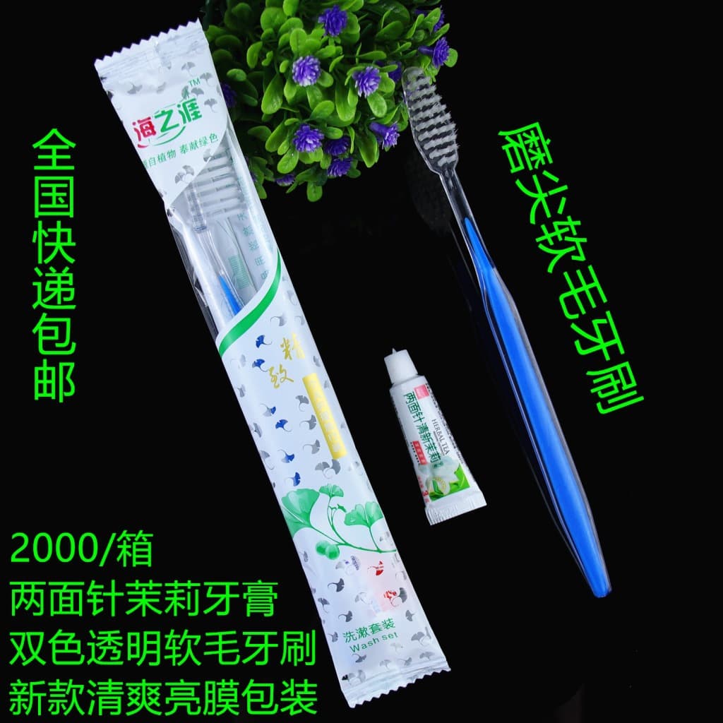 Hotel Disposable Toothbrush and Toothpaste Combo Set for Guest Rooms Wholesale