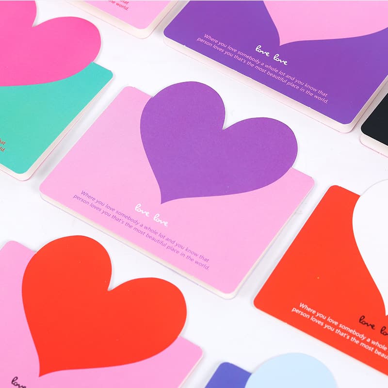 Creative blessing cards, love, wedding, Christmas, New Year, Valentine's Day, greeting cards, heart-shaped wholesale cards, gift cards