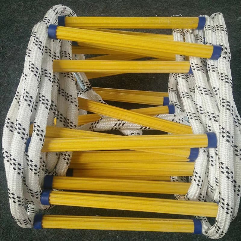 Fire Escape Ladder Climbing Rope Ladder Rescue Soft Ladder for High-Altitude Work Safety Rope Ladder