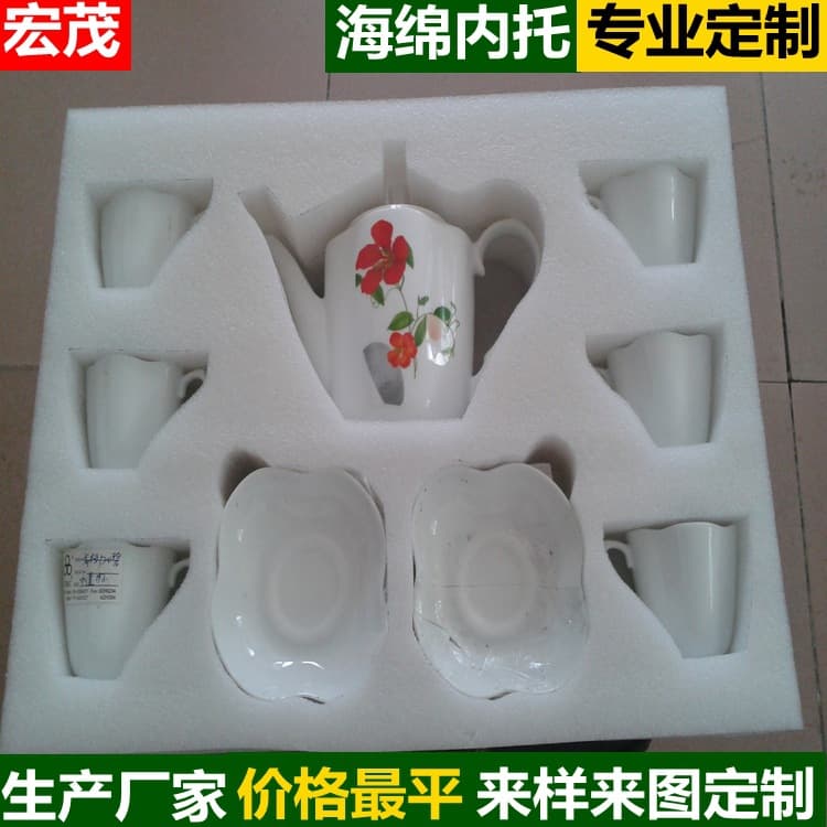 EVA Sponge Foam Non-Slip Lining Shock-Absorbing Ceramic Glass Sponge Packaging Blasting Electronic Cotton Customized on Demand